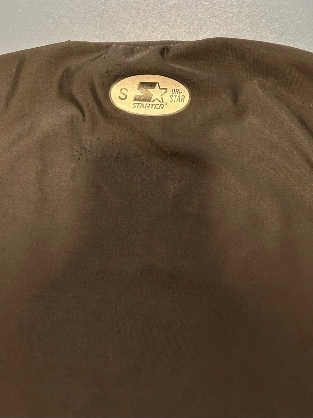 STARTER Black Athletic Mock Neck Top with Logo